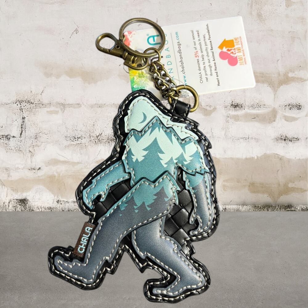 Chala Key Fob/Coin Purse - Big Foot NWT